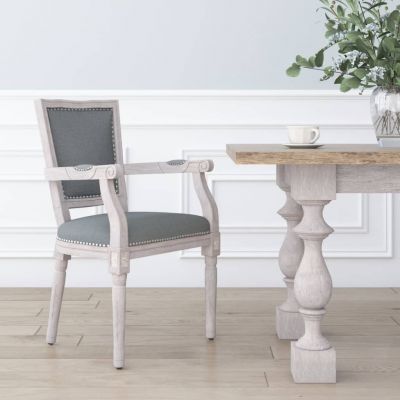 Gossi scaun de bucatarie pivotant, gri inchis, textil
