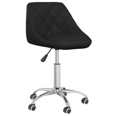 Gossi scaun de bucatarie pivotant, negru, piele ecologica
