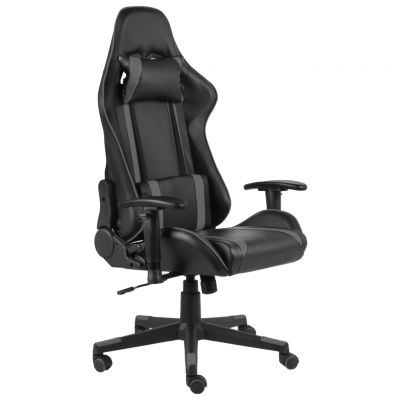 Gossi scaun de gaming pivotant, gri, pvc