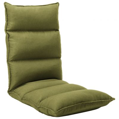 Gossi scaun de podea pliabil, verde, material textil