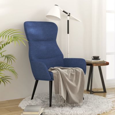 Gossi scaun de relaxare, albastru, material textil