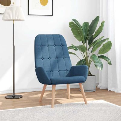 Gossi scaun de relaxare, albastru, material textil
