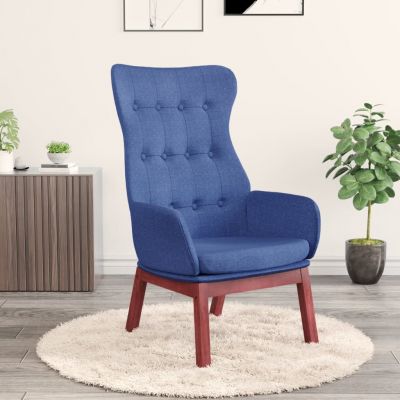 Gossi scaun de relaxare, albastru, material textil