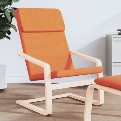 Gossi scaun de relaxare, galben inchis, material textil