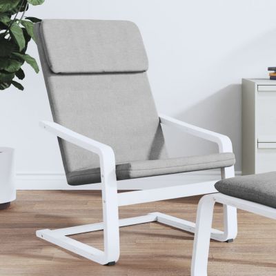 Gossi scaun de relaxare, gri deschis, material textil