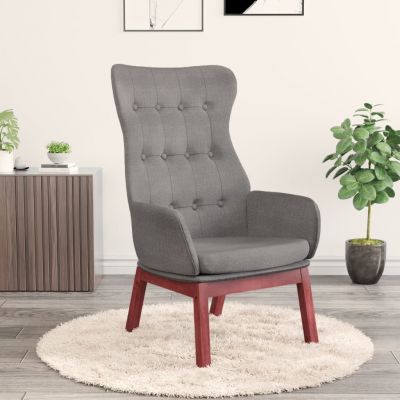 Gossi scaun de relaxare, gri deschis, material textil