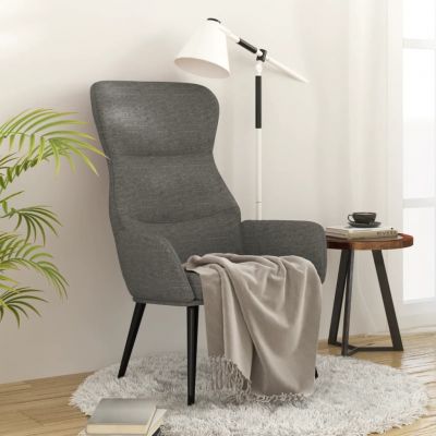 Gossi scaun de relaxare, gri deschis, material textil