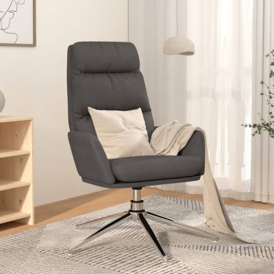 Gossi scaun de relaxare, gri inchis, material textil