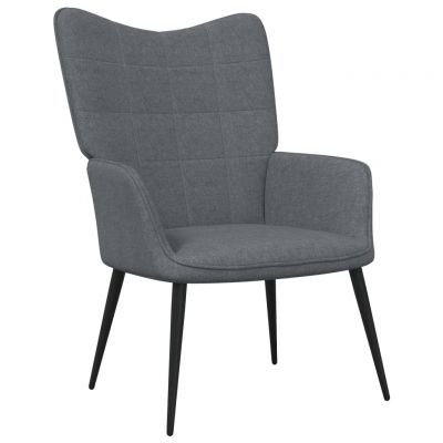 Gossi scaun de relaxare, gri inchis, material textil