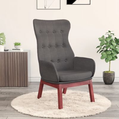 Gossi scaun de relaxare, gri inchis, material textil