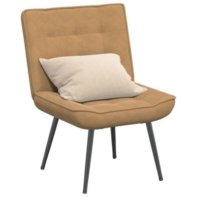 Gossi scaun de relaxare maro 64x74x84 cm catifea