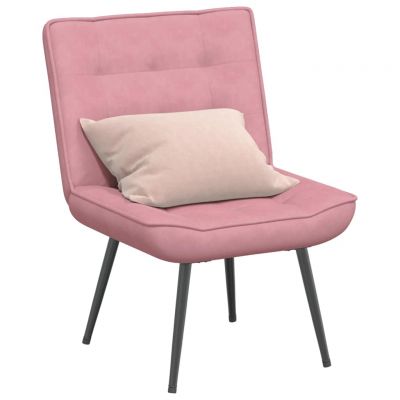Gossi scaun de relaxare roz 64x74x84 cm catifea