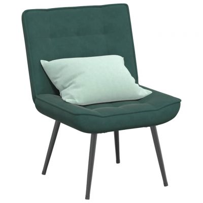 Gossi scaun de relaxare verde inchis 64x74x84 cm catifea