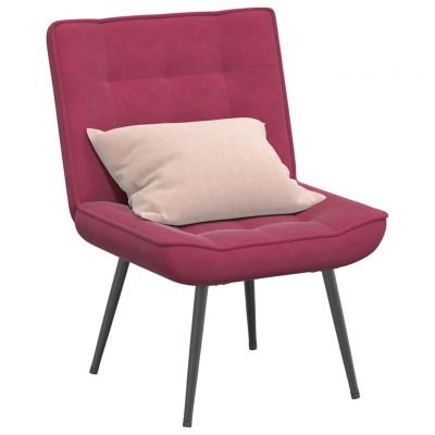 Gossi scaun de relaxare vin rosu 64x74x84 cm catifea