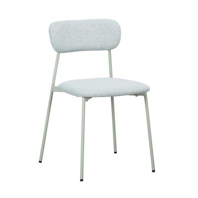 Scaun Inka, Bizzotto, 45x49x78 cm, otel/poliester, verde
