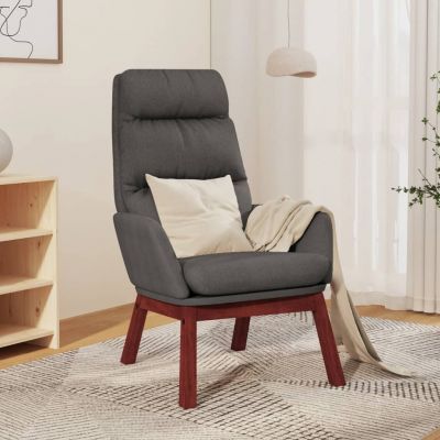 Gossi scaun de relaxare, gri inchis, material textil