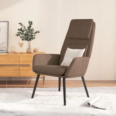 Gossi scaun de relaxare, gri taupe, material textil
