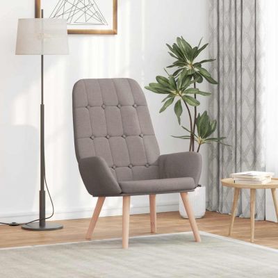 Gossi scaun de relaxare, gri taupe, material textil