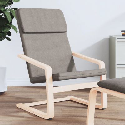 Gossi scaun de relaxare, gri taupe, material textil
