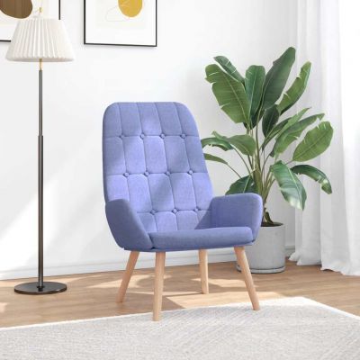 Gossi scaun de relaxare, jeans albastru, material textil