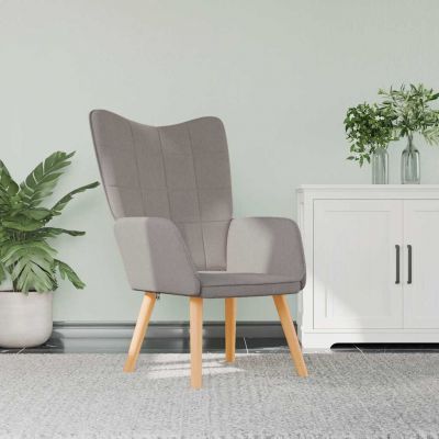 Gossi scaun de relaxare, taupe, material textil