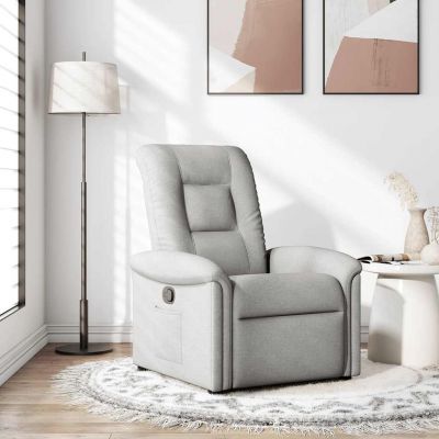 Gossi scaun extensibil din stofa gri nor