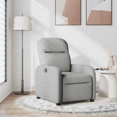Gossi scaun extensibil din stofa gri nor