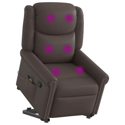 Gossi scaun inclinabil pentru masaj in picioare maro stralucitoare