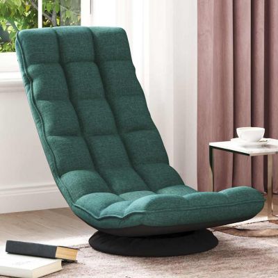 Gossi scaun pivotant cu podea verde inchis 70x51x79 cm stofa
