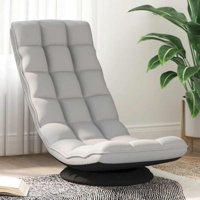 Gossi scaun pivotant pentru podea gri nor 70x51x79 cm material textil