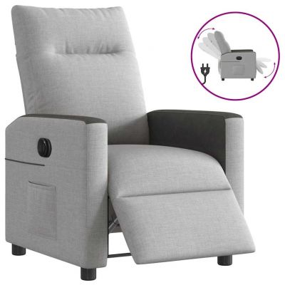Gossi scaun reclinabil electric cloud grey fabric