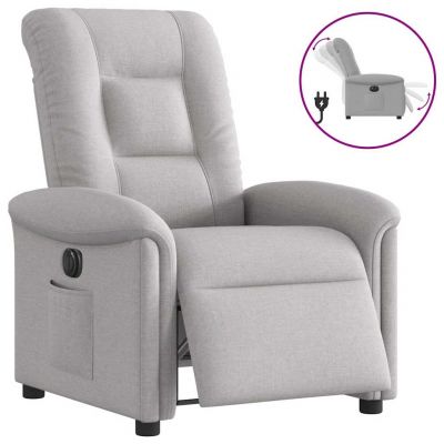 Gossi scaun reclinabil electric cloud grey fabric