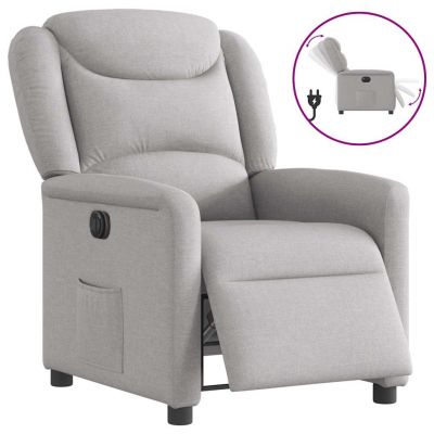 Gossi scaun reclinabil electric cloud grey fabric