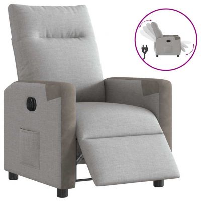 Gossi scaun reclinabil electric cloud grey fabric
