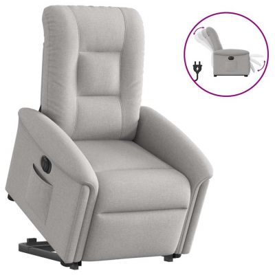 Gossi scaun reclinabil electric, tesatura gri nor