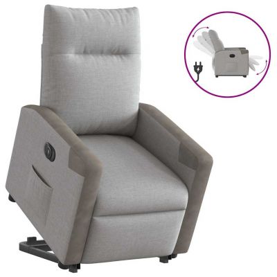Gossi scaun reclinabil electric, tesatura gri nor