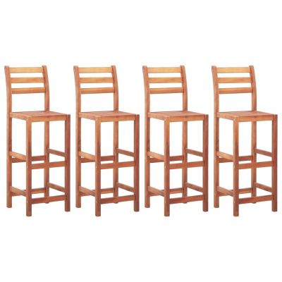 Gossi scaune de bar, 4 buc., lemn masiv de acacia