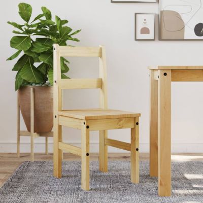 Gossi scaune de bucatarie panama, 2 buc., 40x46x90 cm lemn masiv pin