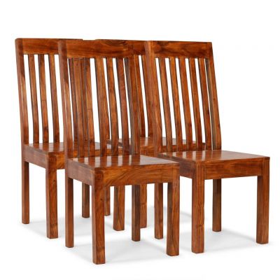 Gossi scaune de bucatarie, 4 buc., lemn masiv, modern