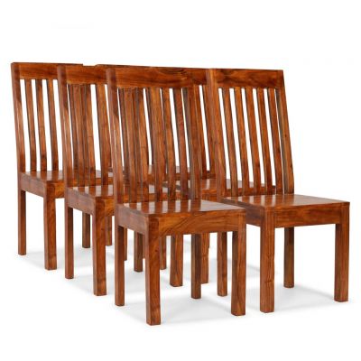 Gossi scaune de bucatarie, 6 buc., lemn masiv, modern