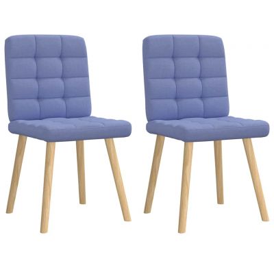 Gossi scaune de sufragerie 2 buc tesatura jeans blue