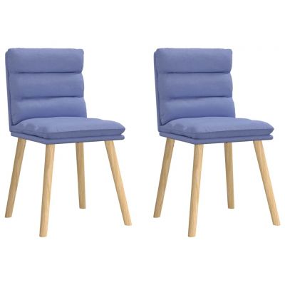 Gossi scaune de sufragerie 2 buc tesatura jeans blue