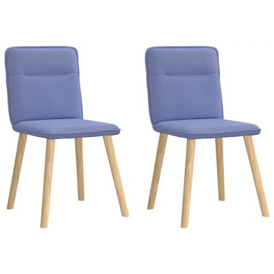 Gossi scaune de sufragerie 2 buc tesatura jeans blue