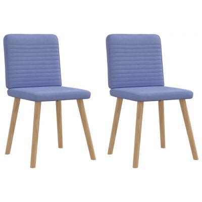 Gossi scaune de sufragerie 2 buc tesatura jeans blue