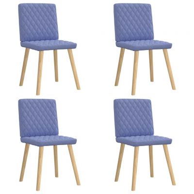 Gossi scaune de sufragerie 4 buc tesatura jeans blue