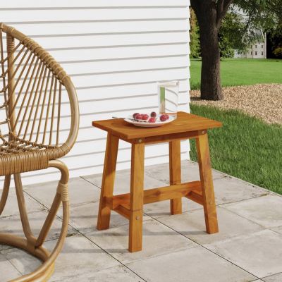 Gossi taburet, 45x29x45 cm, dreptunghiular, lemn masiv de acacia