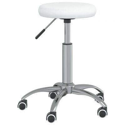 Gossi scaun de bucatarie, alb, piele ecologica