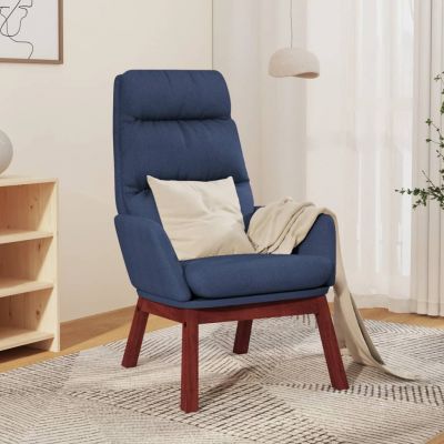 Gossi scaun de relaxare, albastru, material textil