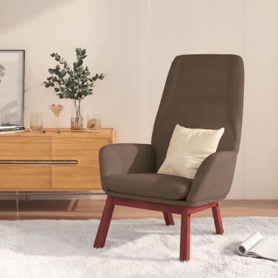 Gossi scaun de relaxare, gri taupe, material textil