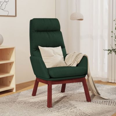 Gossi scaun de relaxare, verde inchis, material textil